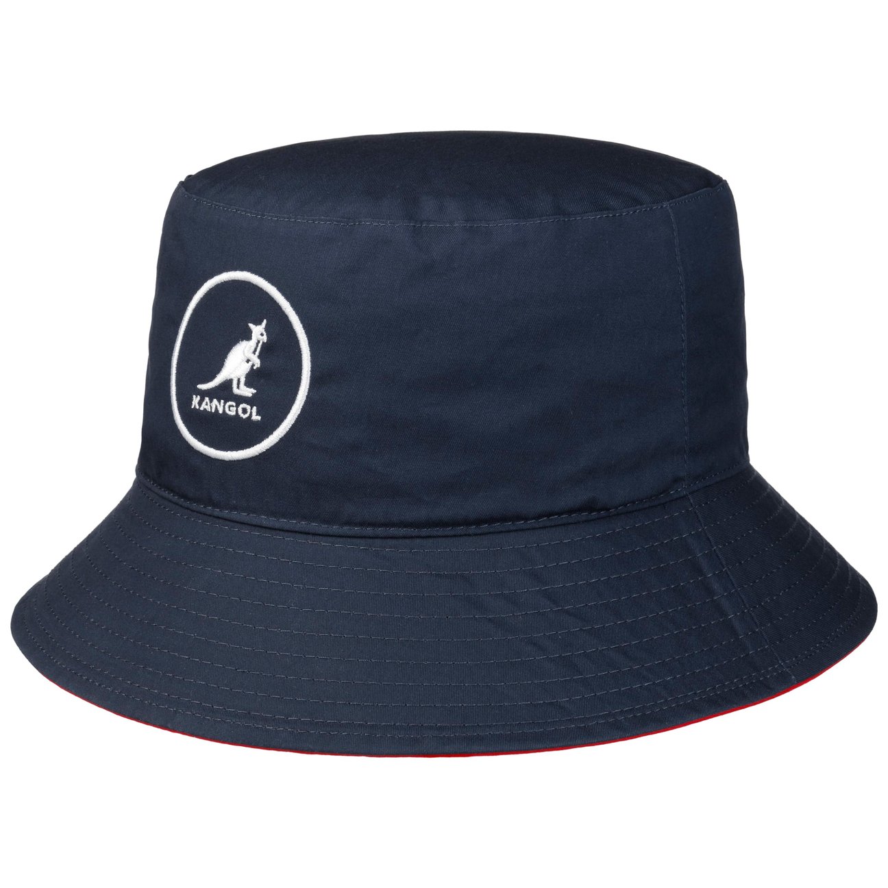 Kangol Hombre Azul Sombrero Cotton Bucket Hat By