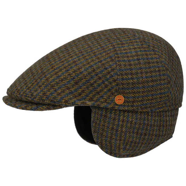 Mayser Gorra Sympatex Con Orejeras Hombre - Made In The EU Cubrenuca Gorro Ivy Calentador De Orejas Visera, Orejeras, Forro, Forro Invierno Verano/ Invierno - 56 Cm Gris