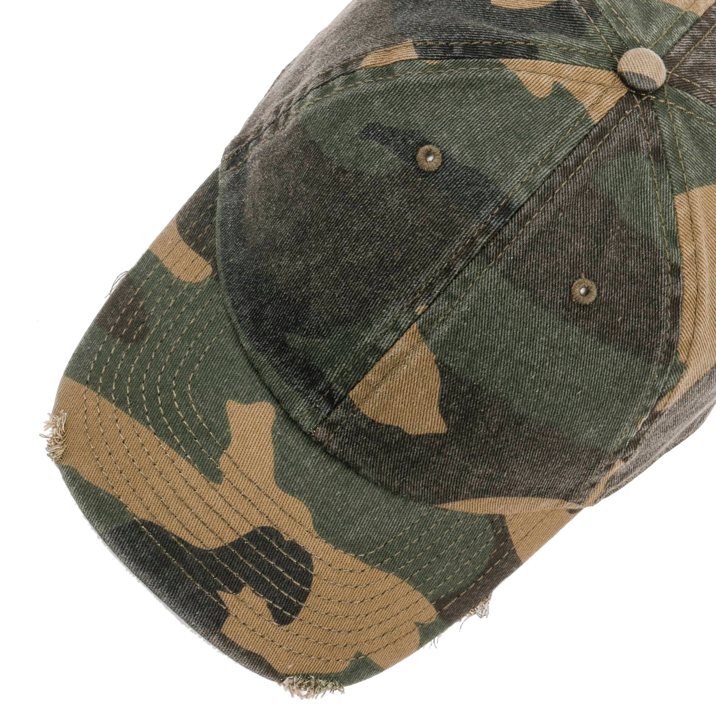 Destroyed Visor Camo Strapback Cap - 15,95