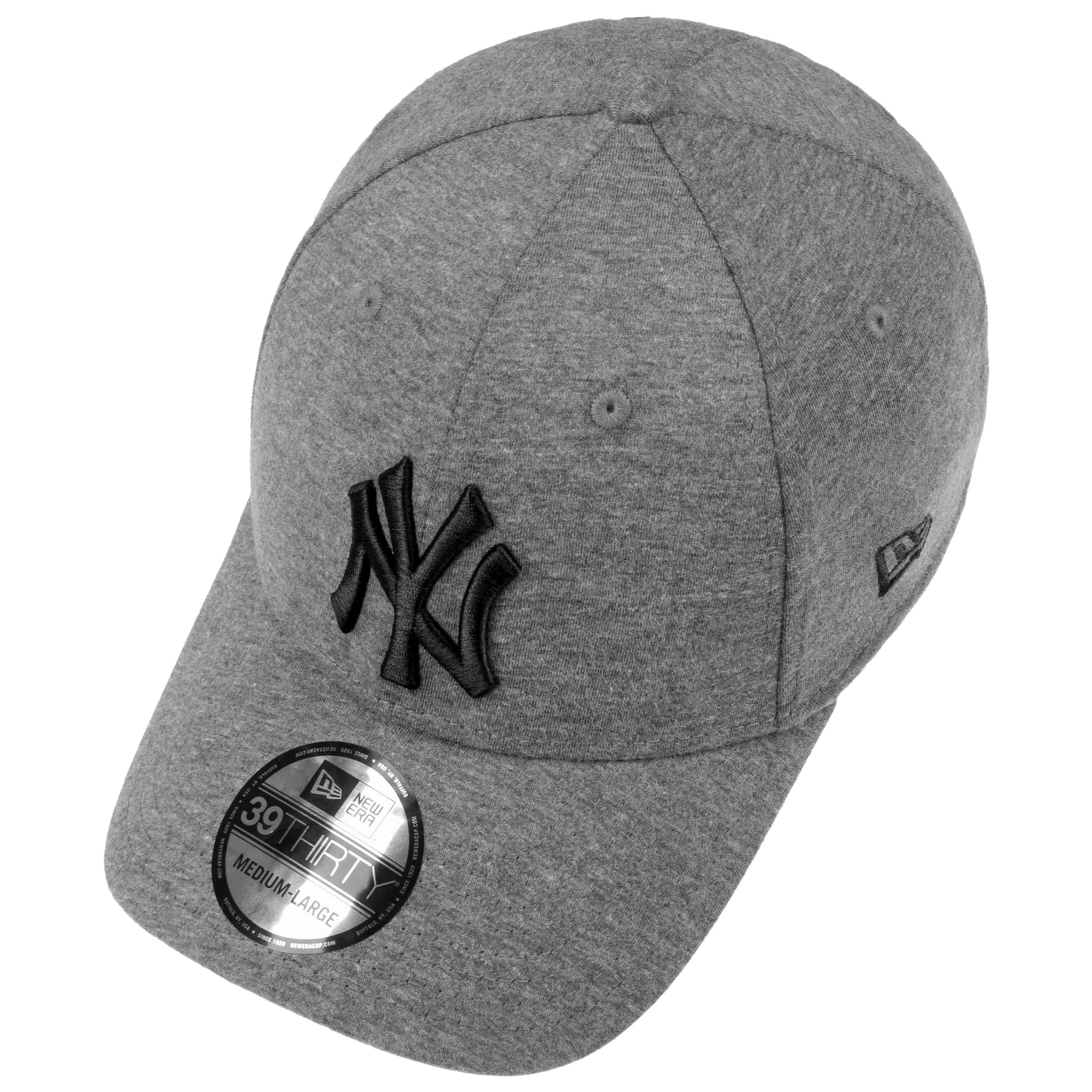 New Era 39Thirty Stretch Cap Jersey New York Yankees Gris - Casquette Officielle