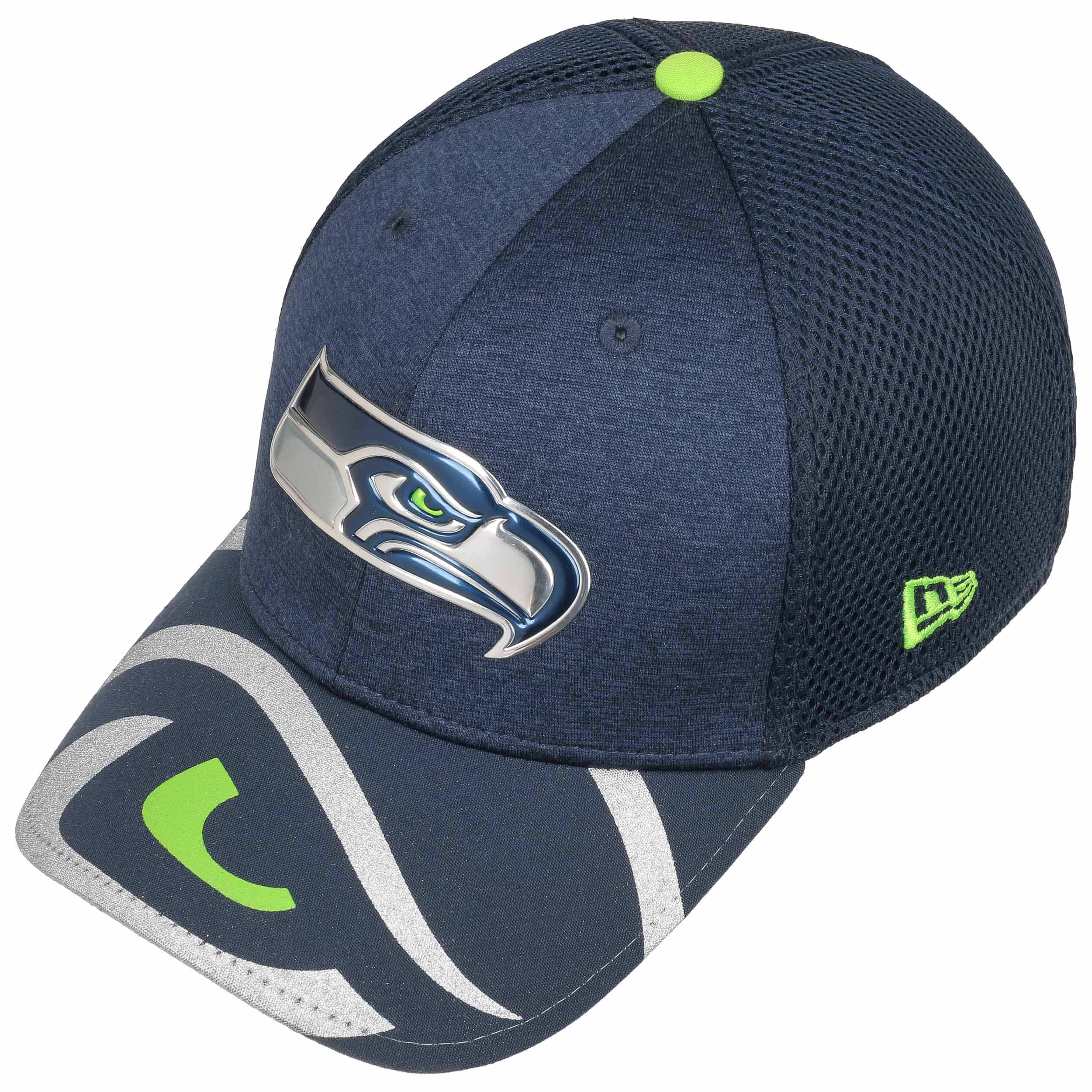 New Era Men 39Thirty NFL Team Seattle Seahawks Rush17 Light Green