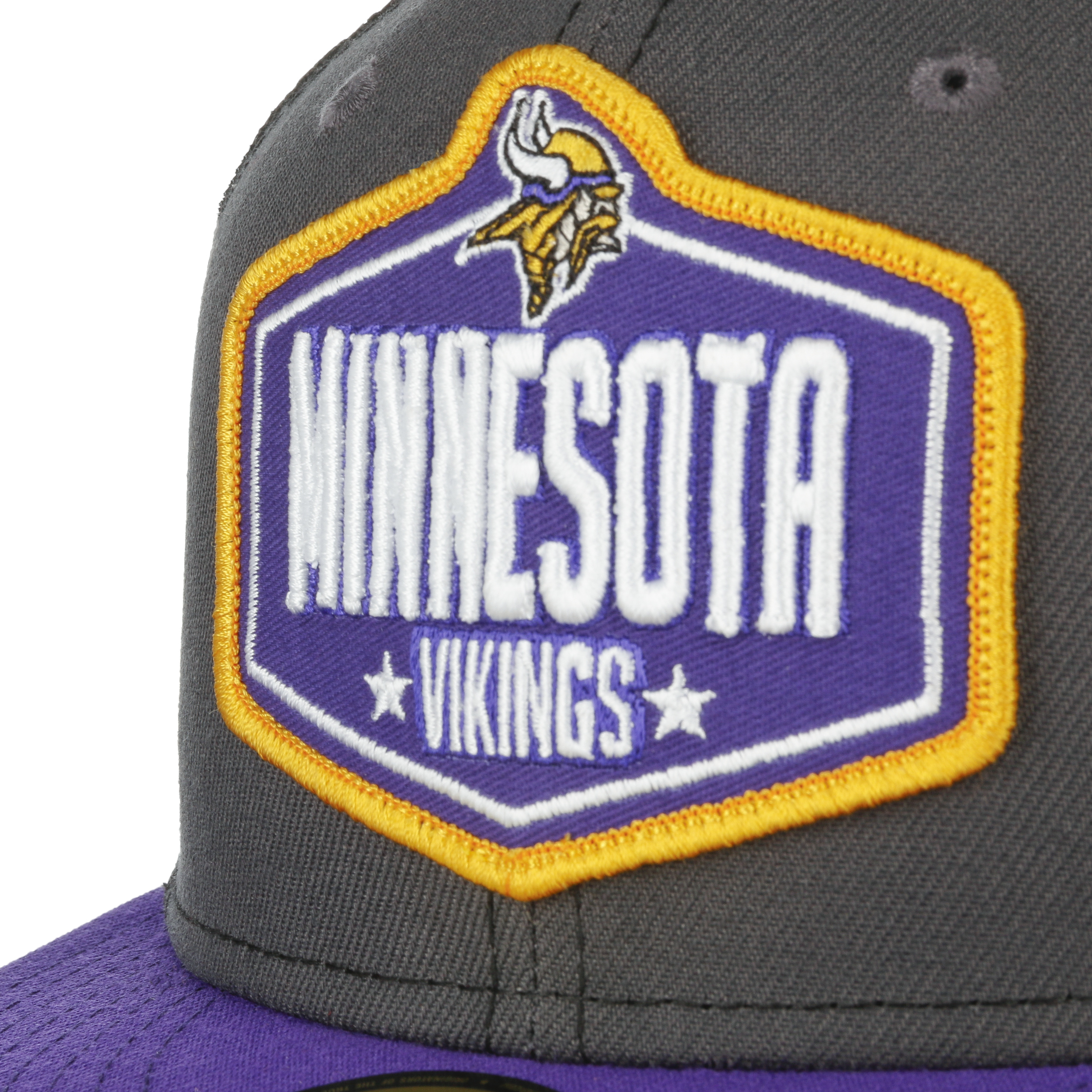 Gorra New Era 2023 Draft 59FIFTY del Minnestoa Vikings