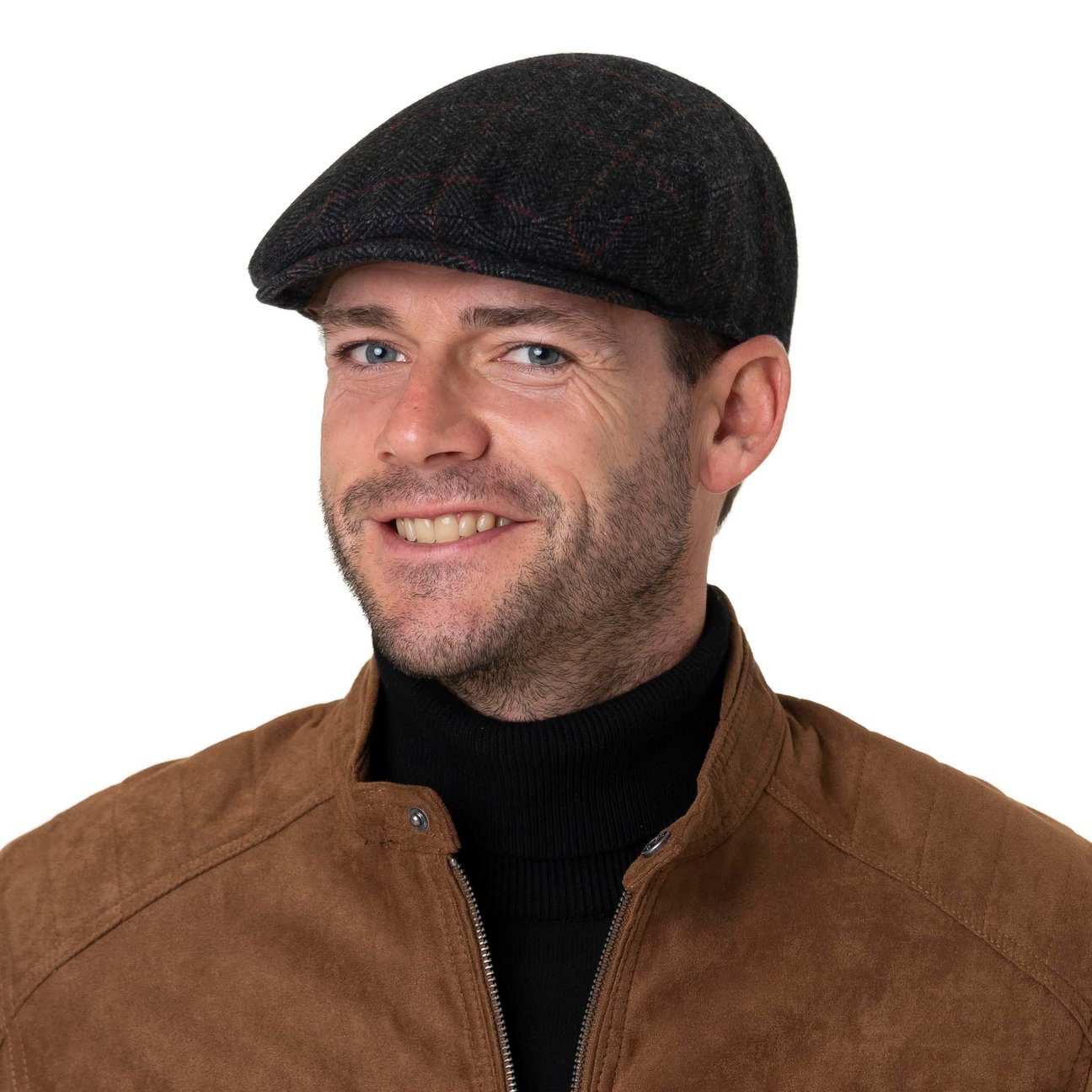 Made in The EU Cappello Piatto con Visiera, Fodera Inverno