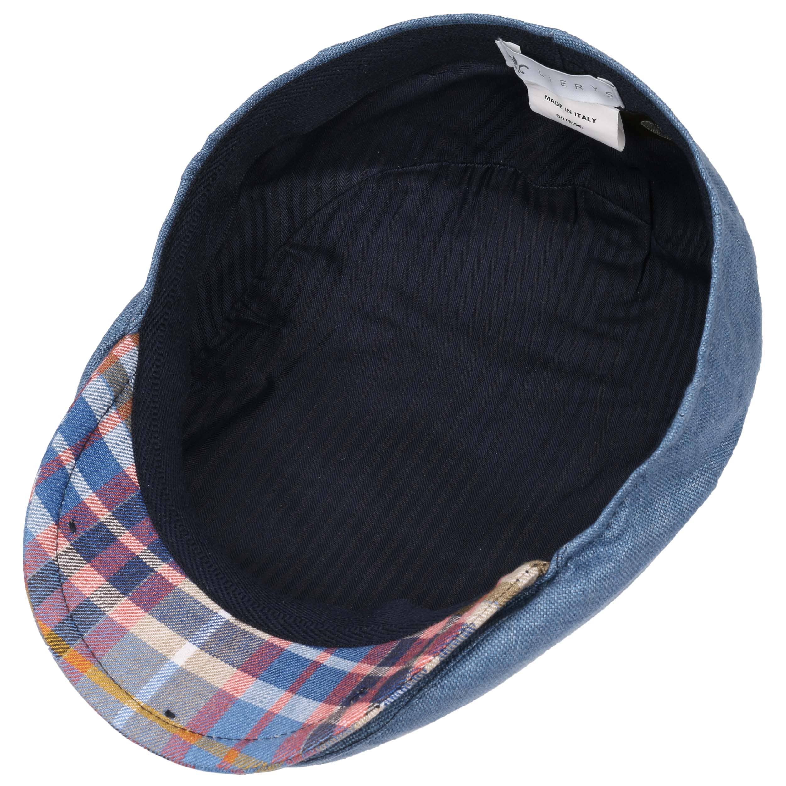 Gorra Lino Lierys City BIC Unisex - Hecha En Italia, Visera De 5.5 Cm, Ideal Para Primavera/verano