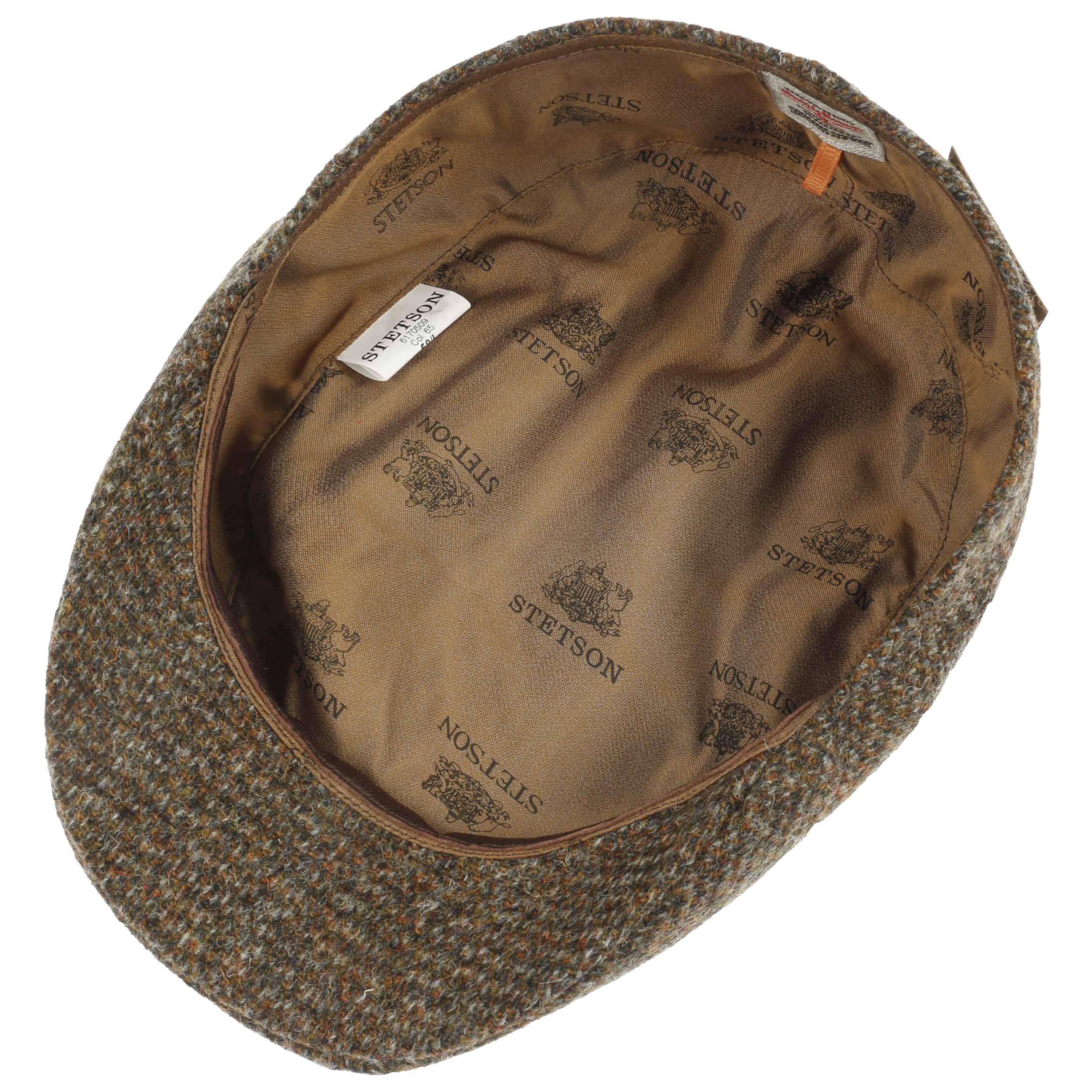 Gorro De Invierno Harris Tweed Rusty - Duckbill Cosido A Mano, Unisex, 100% Lana, Fabricado En Polonia Por Sterkowski