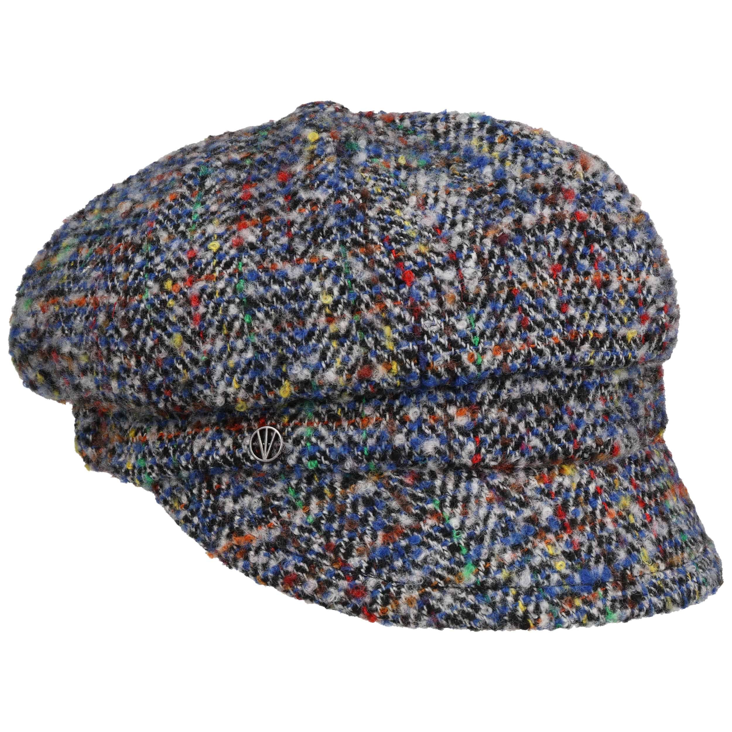 Multucolour Gorra Newsboy Multicolour Herringbone by Loevenich - 39,95