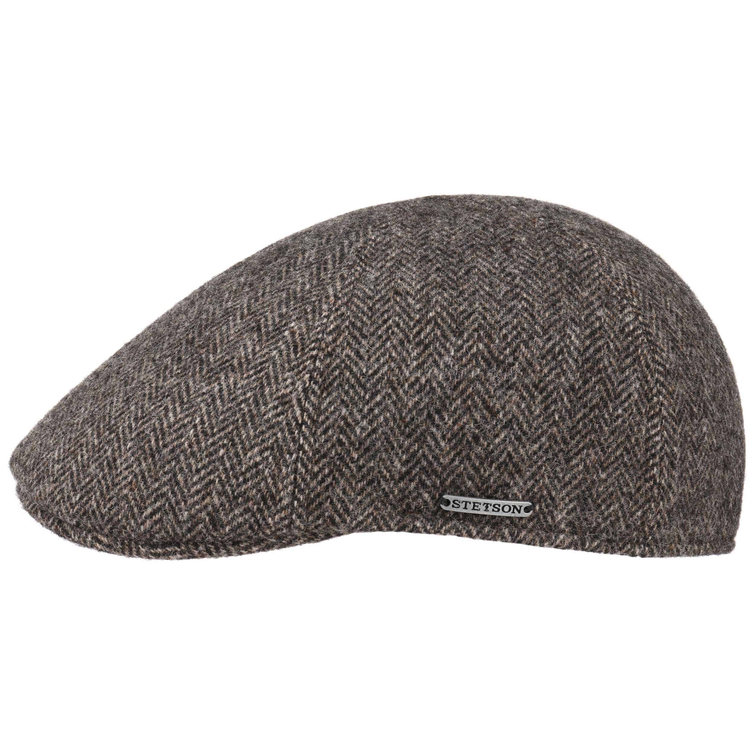 Forro oto/ño//Invierno Made in The EU con Visera Stetson Gorra Hatteras Lambswool Check Hombre