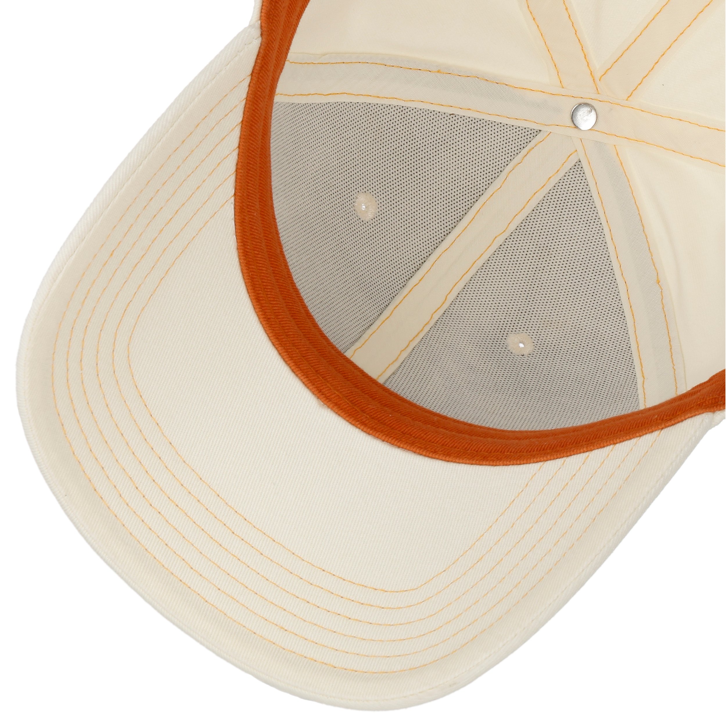 Stetson Cappellino Baseball Con Protezione UV Rilaco – Berretto Estivo Unisex, Fibbia In Metallo, Fodera Interna, Bianco Crema, Taglia Unica