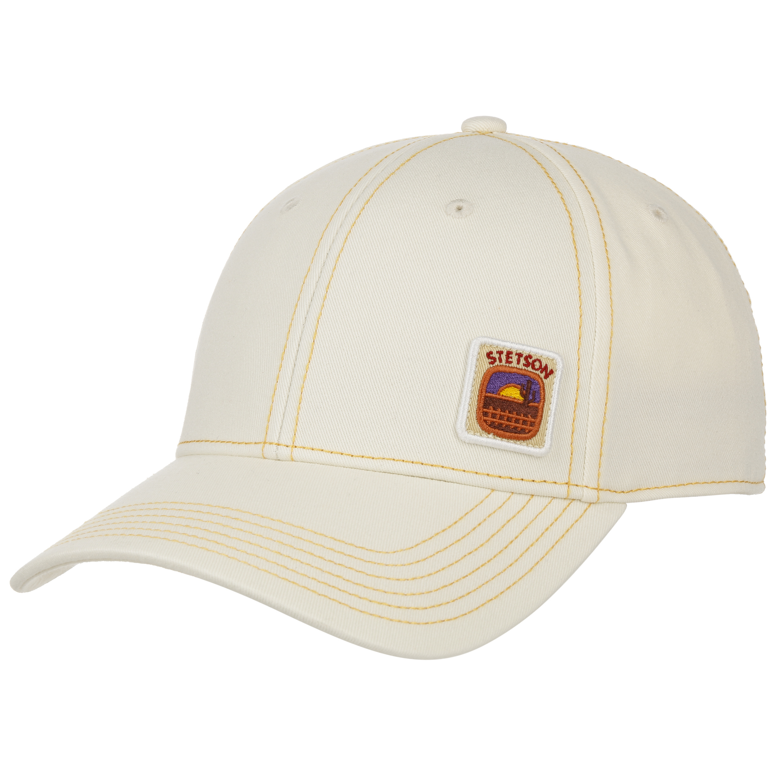 Stetson Kitlock Outdoor Baseball cap Donna/Uomo - Cappellino Estivo Protezione UV con Visiera, pistagna Estate Primavera/Estate - S (54-55 cm) Beige