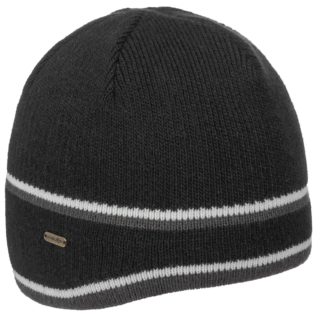 Gorro De Lana (Beanie) Liso Grueso Doble Largo Nº4