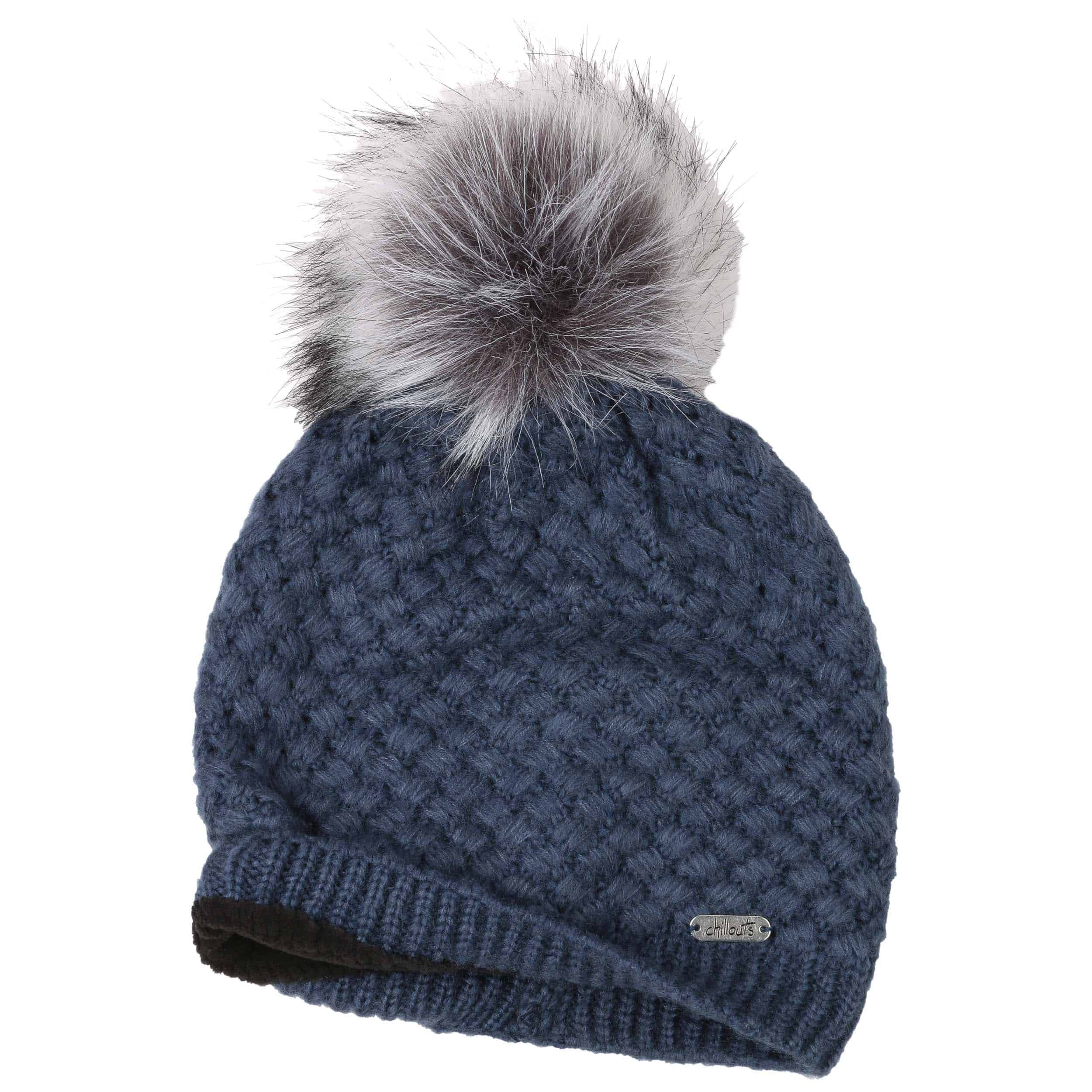 CHILLOUTS Berretto Invernale Con Pompon Rimovibile Aurélie - Morbido, Fodera In Pile, Unisex