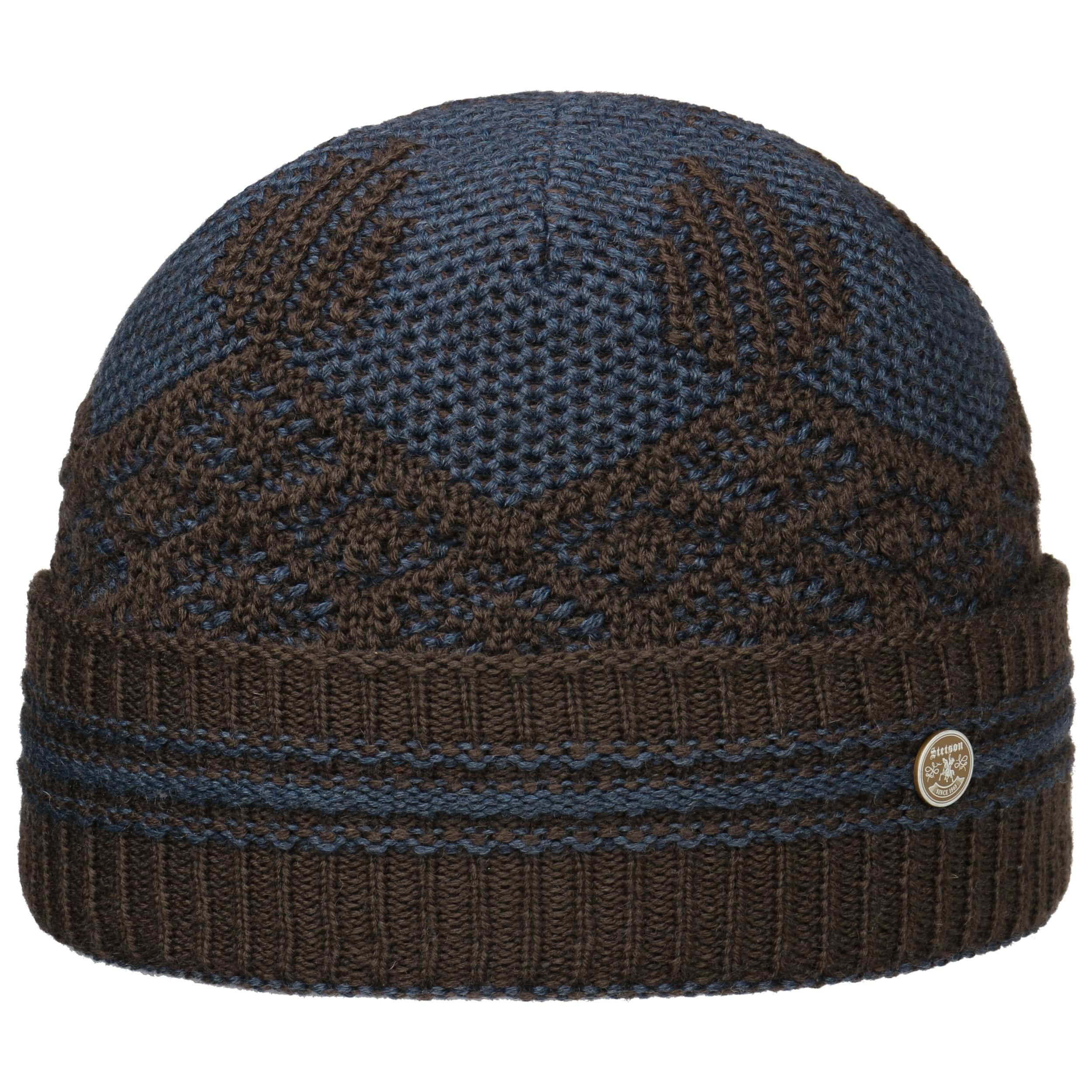 Stetson Gorro De Punto Morton Mujer/Hombre - Made In Italy Invierno Con Vuelta Beanie Lana Vuelta, Otoño/Invierno - Talla única Amarillo