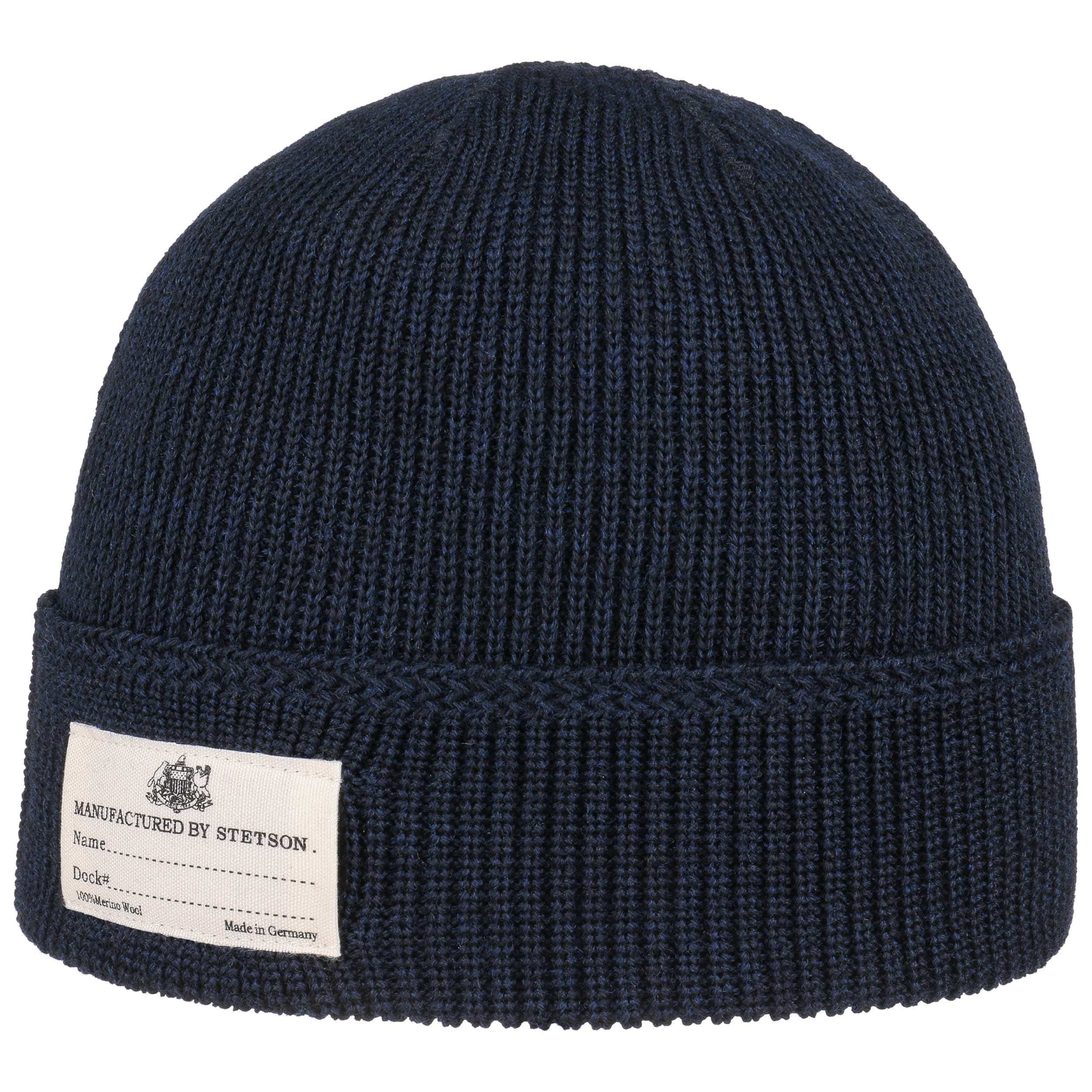 Stetson Gorro De Punto Morton Mujer/Hombre - Made In Italy Invierno Con Vuelta Beanie Lana Vuelta, Otoño/Invierno - Talla única Amarillo