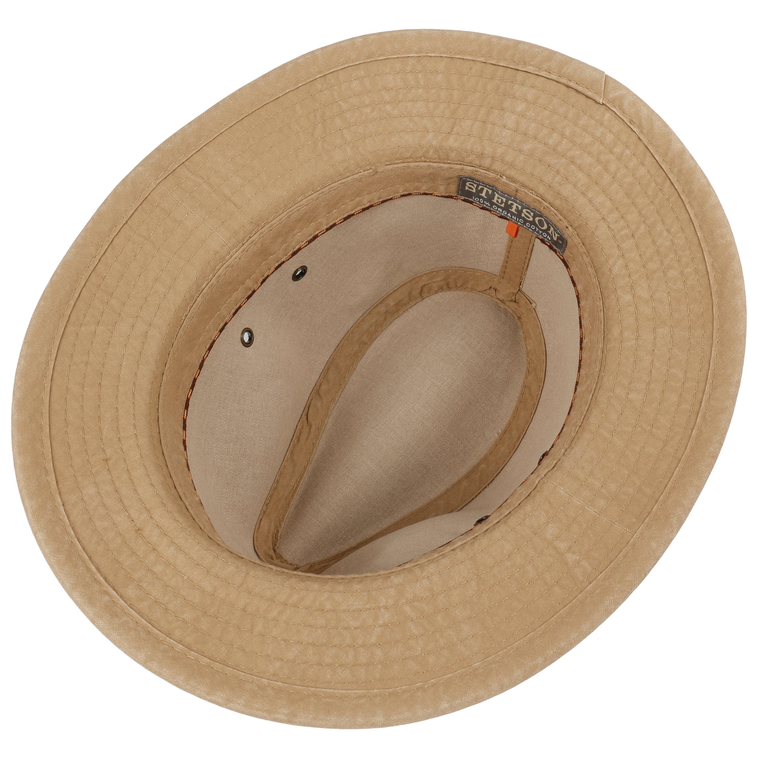 STETSON Chapeau Organic Cotton Traveller Homme - Tissu Soleil Avec Doublure Printemps-Été