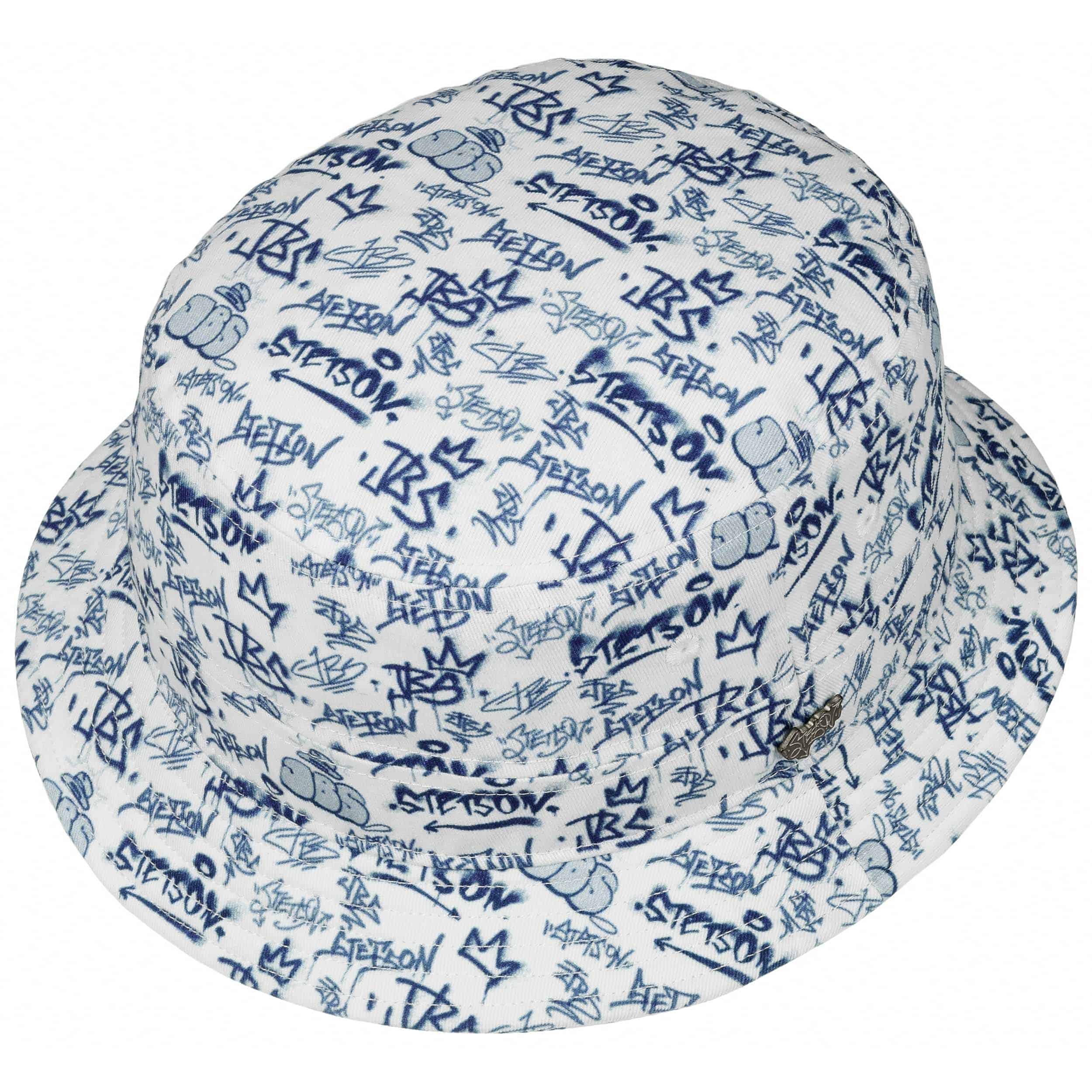 Sombrero De Pescador Reversible Unisex – Con Estampados De Graffiti Años 80/90, Ligero Y Plegable, Ideal Para Playa, Viajes O Deportes