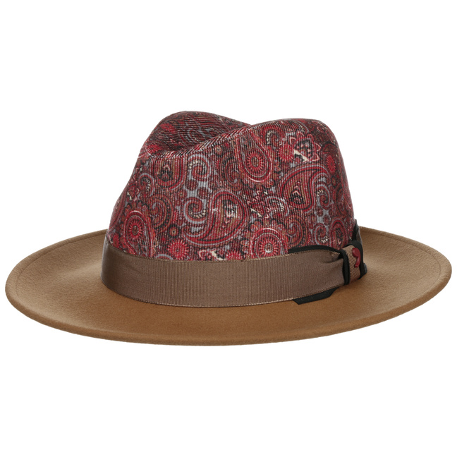 Sombrero de Lana Paisley Crown by Alfonso D'Este --> Sombreros, gorros, gorras más Sombreroshop.es