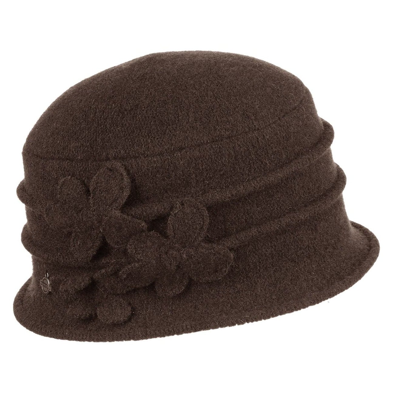 Seeberger Sombrero de lana marr\u00f3n elegante Accesorios Sombreros Sombreros de lana 