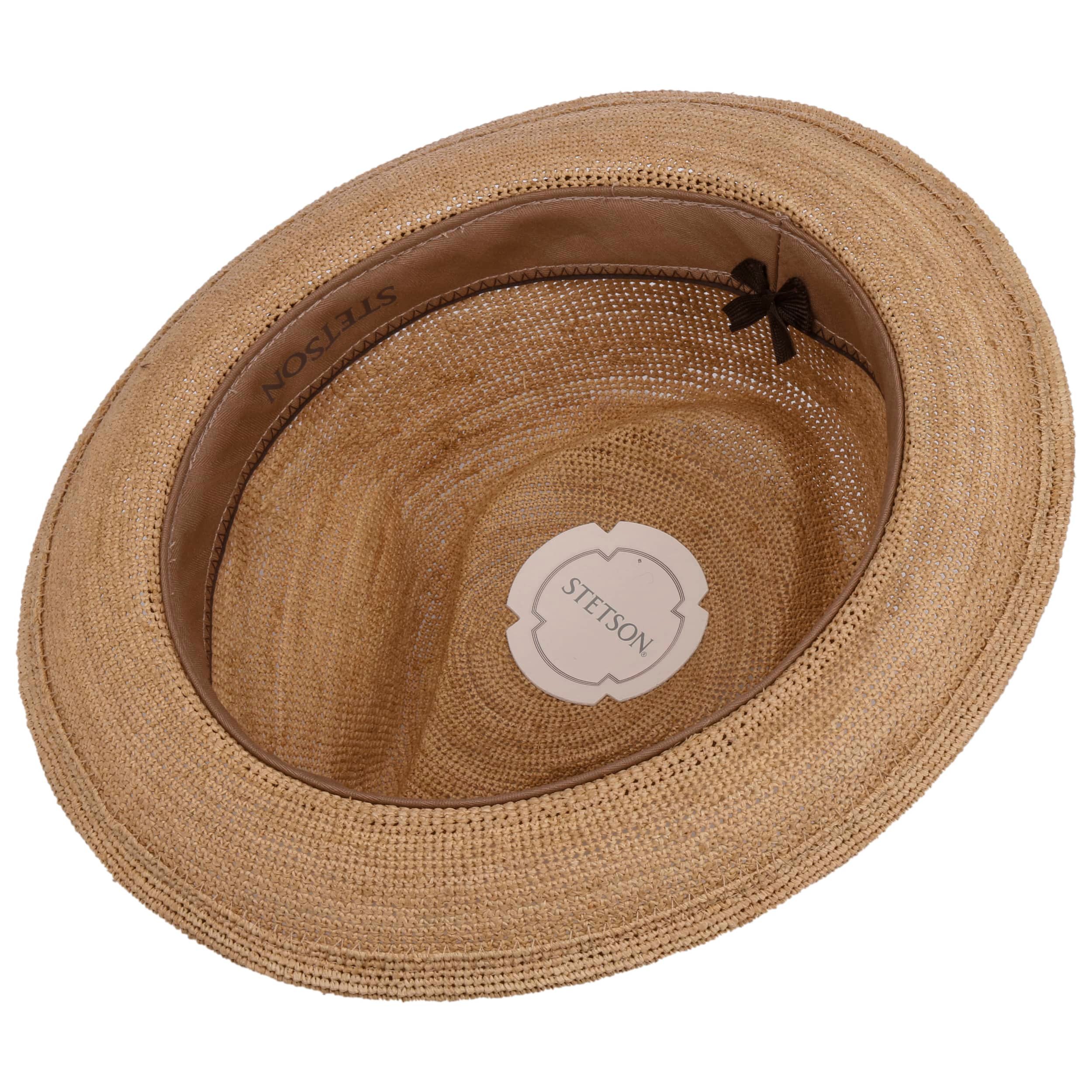 Stetson Cappello Panama Crochet Uomo - Made In Ecuador Da Sole Estivo Cappelli Spiaggia Primavera Estate Xl 60 61 Cm Natura 122103728