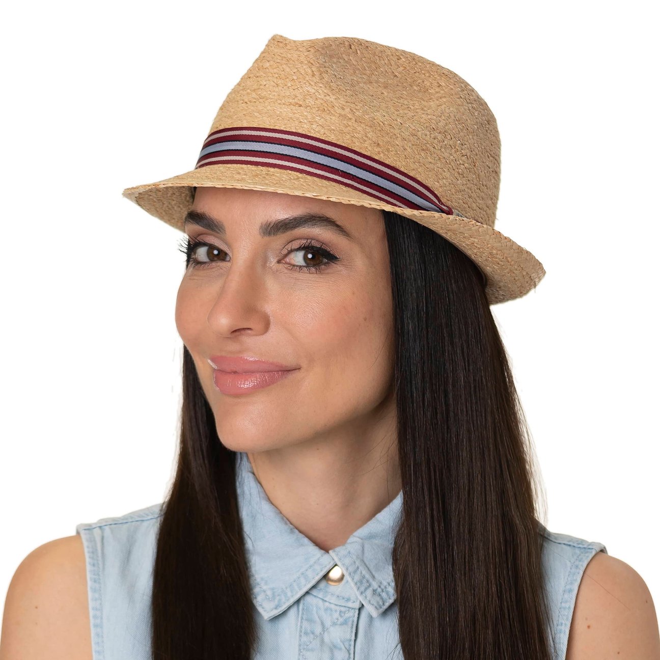 Stetson Terlaco Trilby Raffia Hoed Dames/Heren - zonnehoed zomer stro