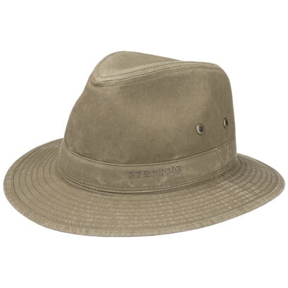 Stetson - Penn Bogart Hat - Khaki - 57cm