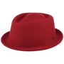 Sombrero Blank Pork Pie by Lierys rojo oscuro