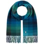 Bufanda John Hanly Wool Check by Lierys azul-verde