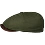 Gorra Hatteras Waxed Cotton Linen by Stetson verde oliva