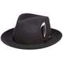 Sombrero de Lana Darona Fedora by Stetson gris oscuro