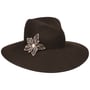 Sombrero de Mujer Hillary Flower by Mayser marrón oscuro